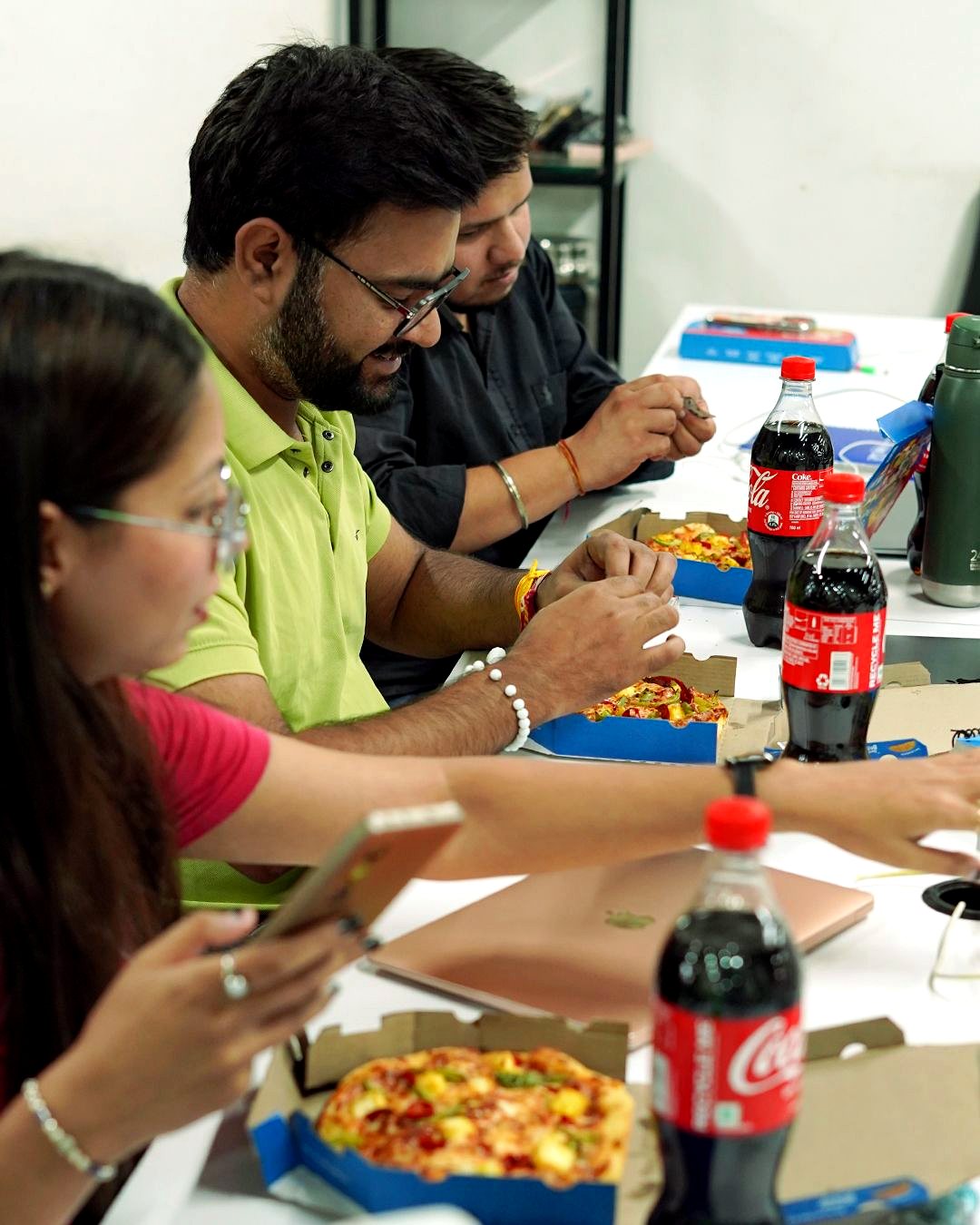 Pizza day at the office