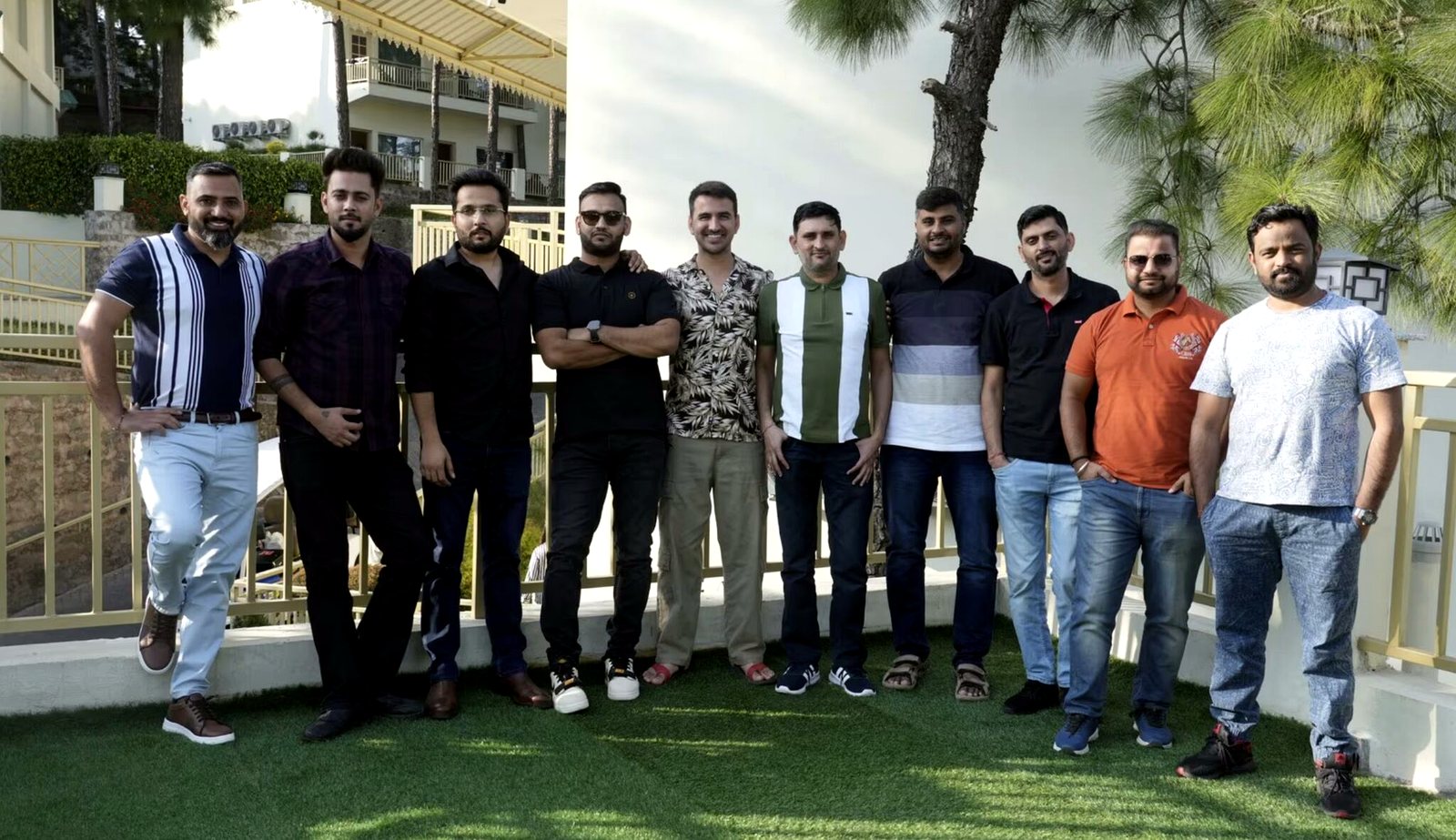 Leadership team on a retreat